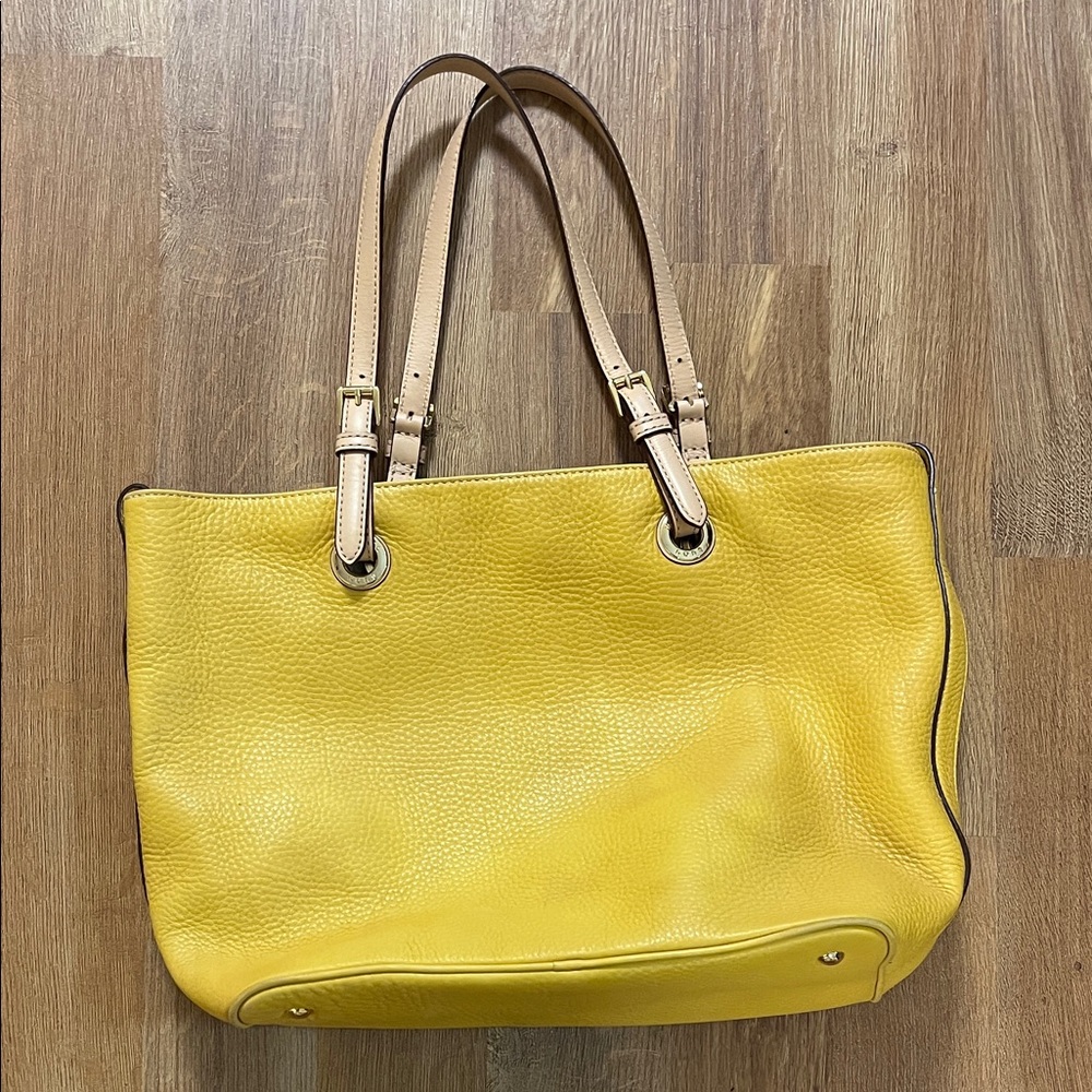 Michael Kors Vibrant Yellow Tote Bag